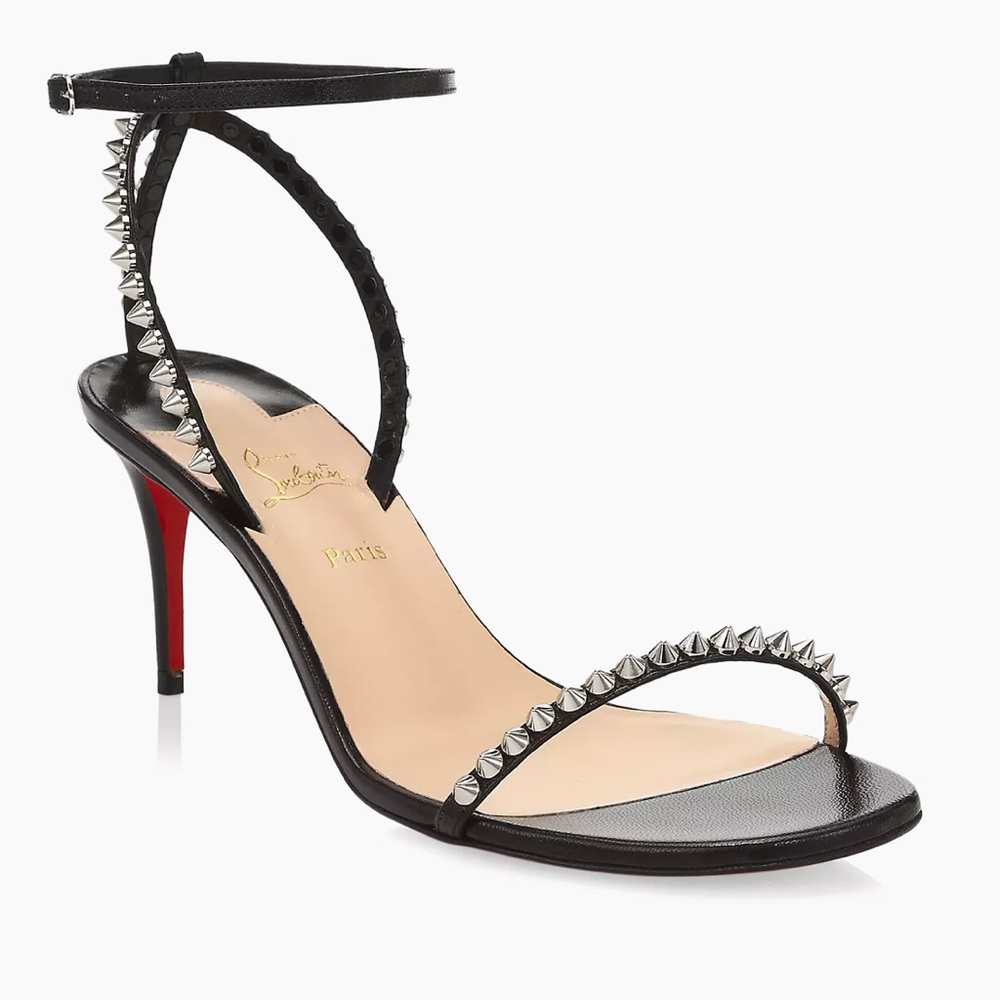 Christian Louboutin So Me Spike 70 Leather Sandals